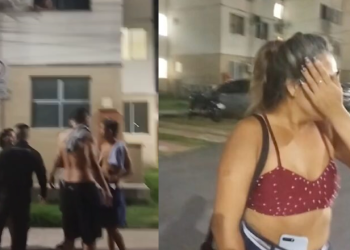 ‘Tu é doido, é?’, dizem vizinhos ao ‘arrocharem’ rapaz que agrediu a namorada em Manaus; veja