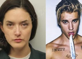 Em briga, cunhada de Justin Bieber joga absorvente na cara de desafeto