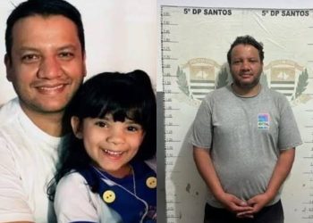 VÍDEO: Homem suspeito de matar a própria filha chega sorrindo na prisão