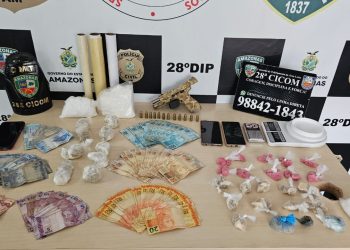 PC e PM prendem cinco membros de grupo criminoso no bairro Colônia Antônio Aleixo