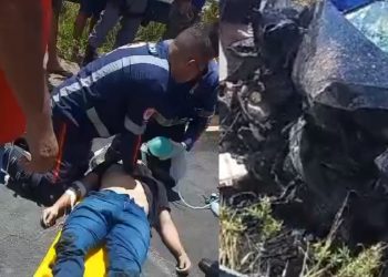 Vídeo: motorista de app morre em violento acidente na Zona Norte de Manaus