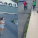 Vídeo mostra mulheres correndo e tentando escapar de dupla de assaltantes em Manaus; veja