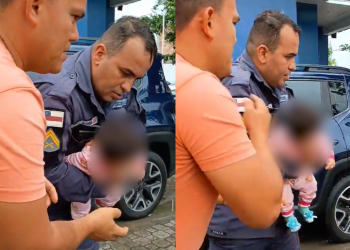 Em patrulhamento pelo Grande Vitória, PMs salvam bebê engasgada com leite materno