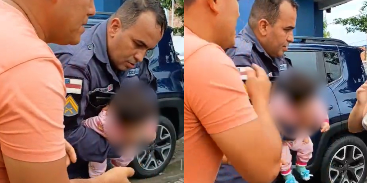 Em patrulhamento pelo Grande Vitória, PMs salvam bebê engasgada com leite materno