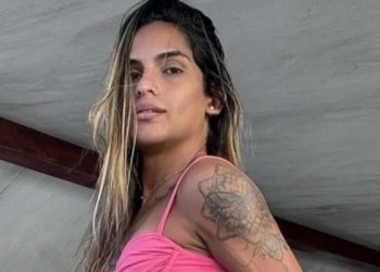 Blogueira presa com pistola na Avenida Brasil estava em carrão cheio de machos