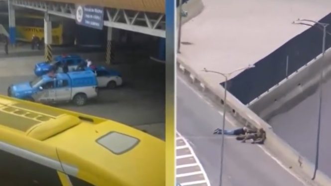 Vídeo urgente: 18 pessoas são mantidas reféns em sequestro de ônibus no RJ