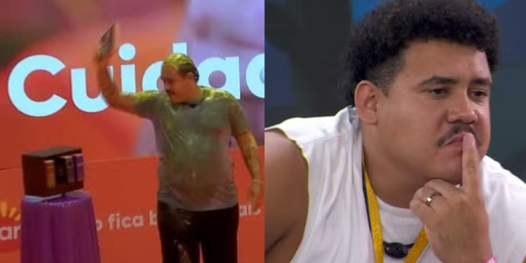 Já no Paredão, Lucas sente a ‘calabresa’ assando e diz que seu tempo no BBB 24 acabou