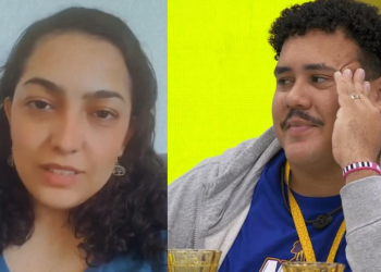 BBB 24: ‘Pau no c* do Buda’, diz esposa de Lucas Calabreso ao movimentar as redes sociais