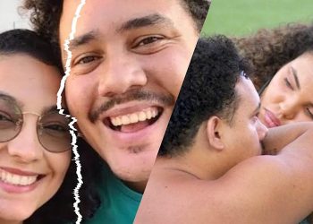 Lucas Buda fica triste ao não ver a esposa no vídeo do almoço do anjo: ‘Cadê a Camila?’