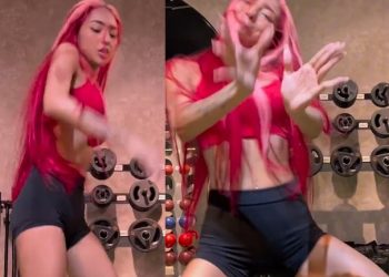 Vídeo: Ruivinha sacode na academia e seguidor diz que pirou no ‘capu tá cherry dela’