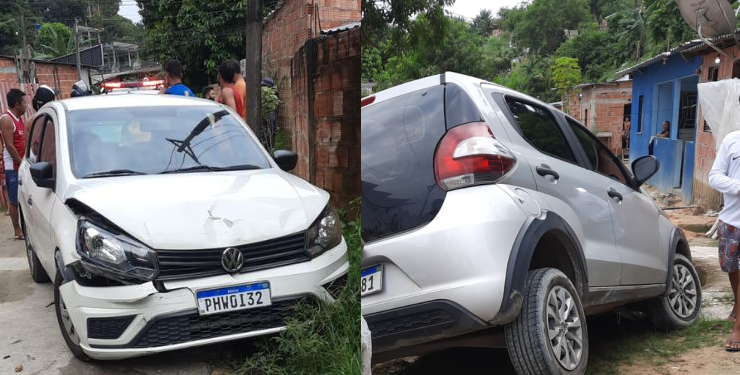 Com motorista refém no porta-malas, criminosos abandonam carros em Manaus ao verem a polícia