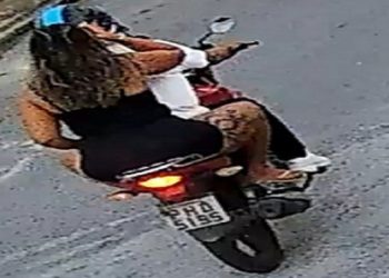 Casal com loira na garupa é apontado como assaltantes que fazem arrastão no Nova Cidade