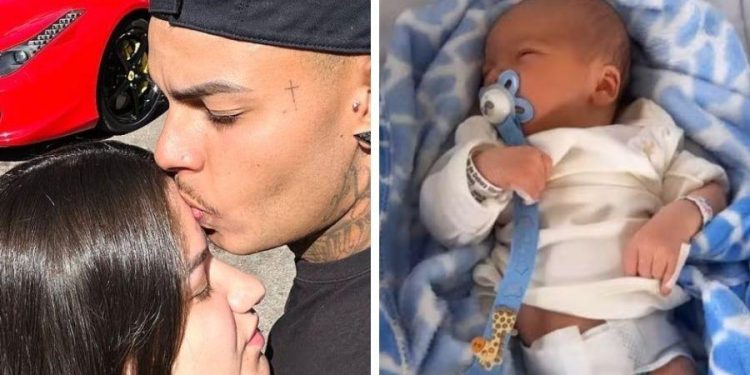 Filho de influencer brasileiro nasce com seis dedos em uma mão