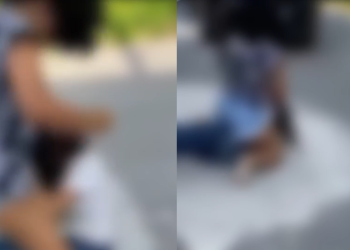 Vídeo: Alunas ‘galeritas’ de escola na Cidade Nova saem no soco e amigas incentivam