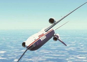 Cinquenta  passageiros de avião ficam feridos após bater cabeça no teto