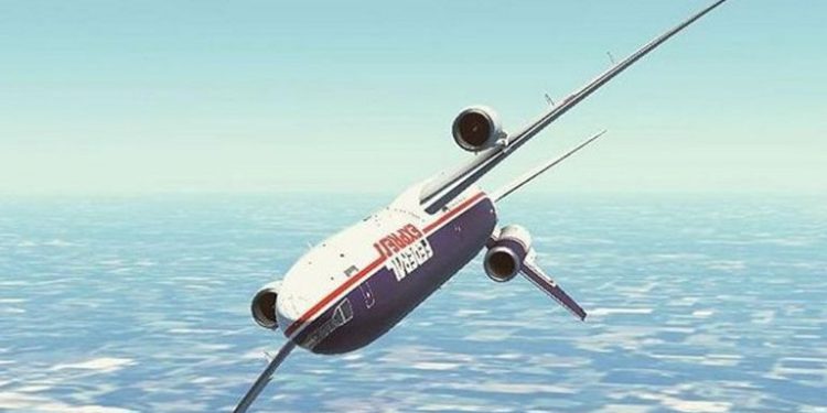 Cinquenta  passageiros de avião ficam feridos após bater cabeça no teto