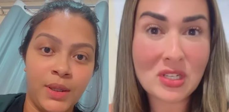 Vídeos: Ismaely diz que Talarica da Bemol não é boa mãe e leva no olho: ‘toma vergonha na cara’
