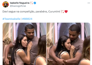 Isabelle e equipe são tachadas de ‘falsas’ por comemorar volta de Davi no Paredão