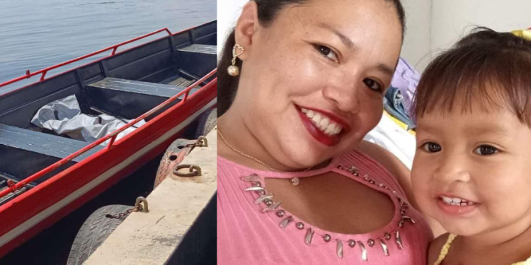 Voltando de aniversário, mãe e filha de 2 anos morrem após lancha naufragar no interior do AM