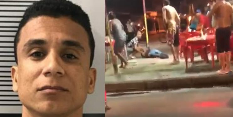 Vídeo: traficante “Meia Folha” morre baleado enquanto comia x-salada na calçada