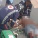 Motociclista bate na traseira de carro e acaba arremessado ao chão em Manaus
