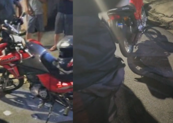 Durante assalto a motociclista por app em Manaus, ladrões afrontam vítima: ‘Tá pagando de doida’; veja