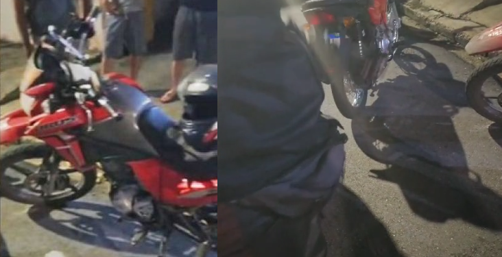 Durante assalto a motociclista por app em Manaus, ladrões afrontam vítima: ‘Tá pagando de doida’; veja