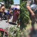 Vídeo: No Puraquequara, mototaxista morre e passageira fica com a perna arrebentada