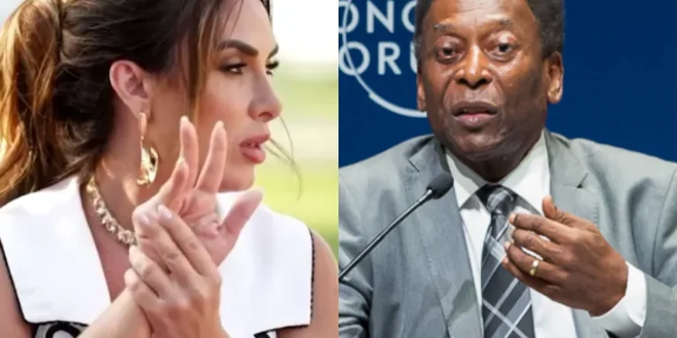 Nicole Bahls descobre só agora que Pelé morreu: “Tadinho”