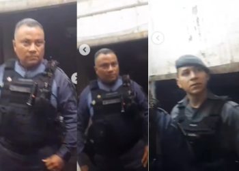 Vídeo: PMs são filmados exigindo que família feche comércio em Manaus: ‘não tem alvará’