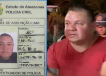 Homem bebe todas, tenta fugir de blitz e acaba preso se passando por falso policial em Manaus