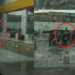 Vídeo: Bandidos são filmados assaltando posto de gasolina durante chuva em Manaus