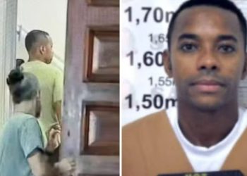 Vaza primeira foto de Robinho preso após condenação no STJ