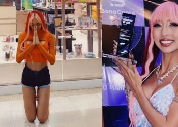 Ruivinha de Marte dobra joelhos, abre loja no Shopping e ora: ‘honra e glória de Deus’