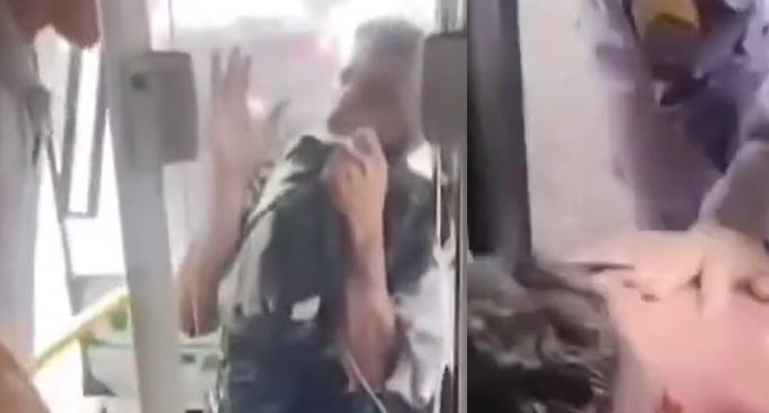 Vídeo: passageiros trituram homem que abaixou as calças dentro do 358 em Manaus