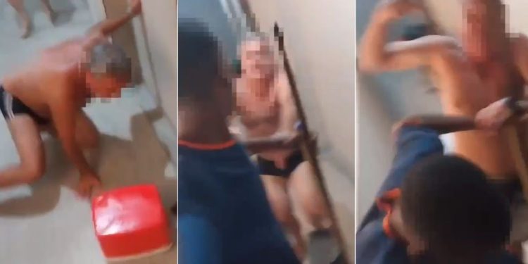 Vídeo chocante mostra morador agredindo faxineiro em São Paulo; Veja