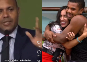Vereador da Bahia defende Davi e diz que ele resiste às ‘cantadas’ de Isabelle no BBB 24; veja