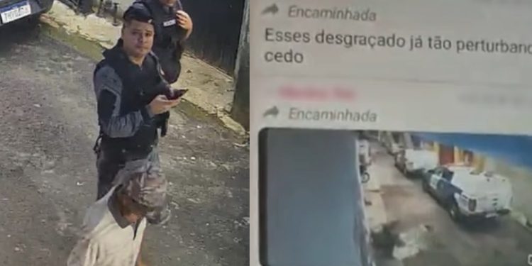 Vídeo mostra bandidos monitorando e xingando PMs em Manaus: ‘esses imundos’
