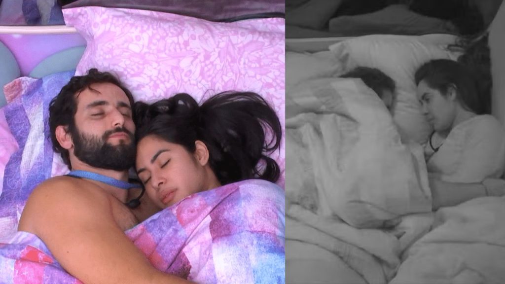 Deitado com Isabelle, Matteus se empolga e fala sobre sonho de ser pai