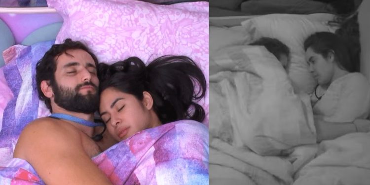 Deitado com Isabelle, Matteus se empolga e fala sobre sonho de ser pai