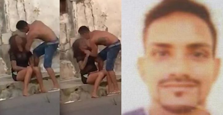 Homem que estrangulou e deixou a esposa desmaiada na calçada é procurado em Manaus