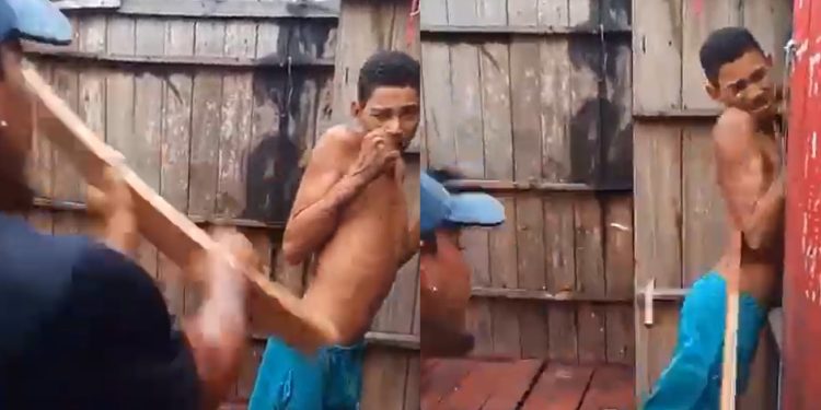 Vídeo: galeroso vai roubar na Compensa e acaba surrado: ‘cala a boca’