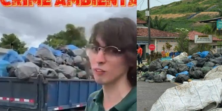 Amom Mandel despeja lixo no aterro e acaba denunciado na Polícia Federal
