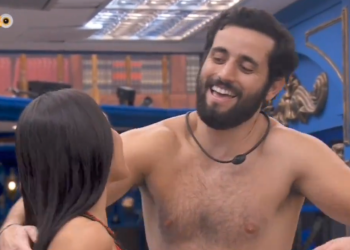 No Paredão com Alane e Lucas, Isabelle promete beijão em Matteus se voltar da berlinda