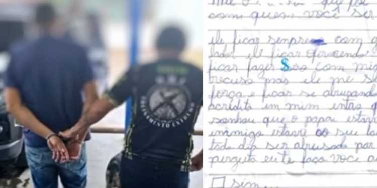 Veja: ‘Você acredita em mim?’, escreve garota ao pedir ajuda da mãe após ser estupr@d* pelo padrasto no AM