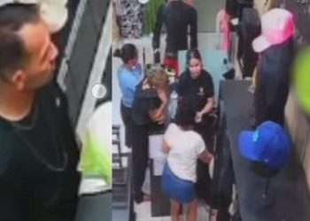Vídeo: blindadas distraem atendente no Centro e ladrão furta roupas em Manaus