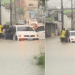 Vídeo: Caos durante chuva em Manaus faz carro ser levado pela água e quase cair em bueiro