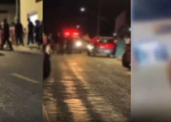 Vídeo: Policial militar se irrita com culto evangélico e chama fiéis de ‘crentaiada v@gabund@’