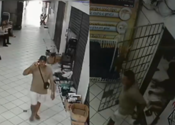 Vídeo: Ourives abre porta para cliente em loja e acaba acertado com tiro na cabeça