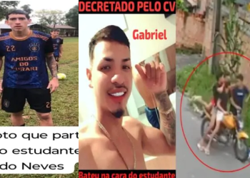 Traficantes não perdoam ladrões que espancaram estudante em Manaus e ‘decretam’ morte